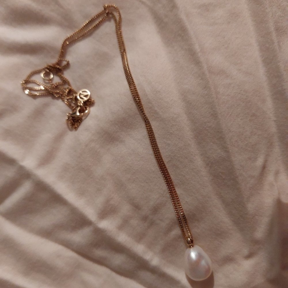 Mejuri Pearl Necklace